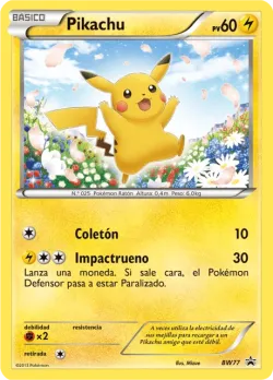 Pikachu 「BWP 077」「ES」