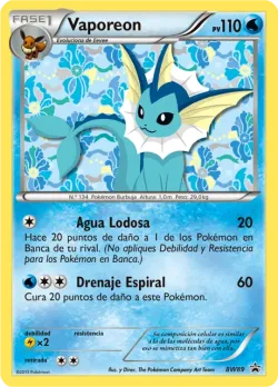 Vaporeon 「BWP 089」「ES」