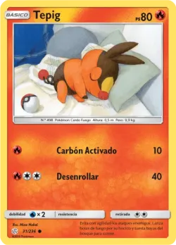 Tepig #31/236 · Pokémon