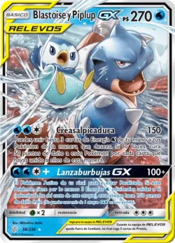 Blastoise & Piplup-GX #38/236 · Pokémon