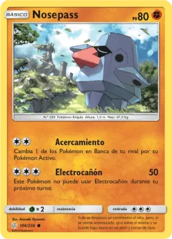 Nosepass #106/236 · Pokémon