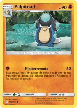 Palpitoad #116/236 · Pokémon