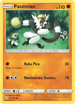 Passimian #125/236 · Pokémon