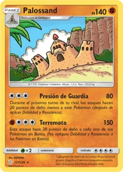 Palossand #127/236 · Pokémon