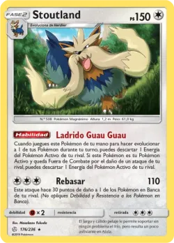 Stoutland #176/236 · Pokémon