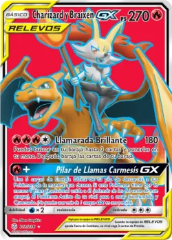 Charizard & Braixen-GX #212/236 · Pokémon