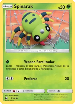 Spinarak #5/168 · Pokémon