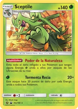 Sceptile #10/168 · Pokémon