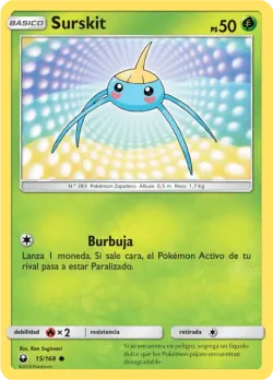 Surskit #15/168 · Pokémon