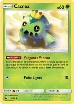 Cacnea #19/168 · Pokémon