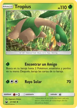 Tropius #21/168 · Pokémon