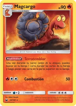 Magcargo #24/168 · Pokémon