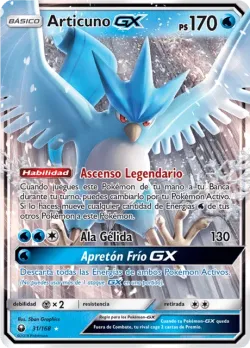 Articuno-GX #31/168 · Pokémon