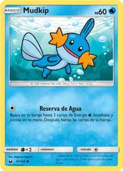 Mudkip #32/168 · Pokémon