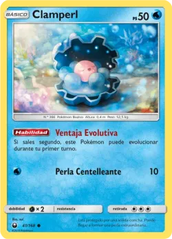 Clamperl #41/168 · Pokémon