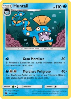 Huntail #42/168 · Pokémon