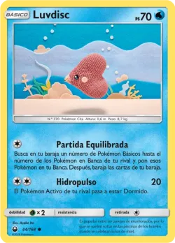 Luvdisc #44/168 · Pokémon