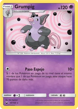 Grumpig #60/168 · Pokémon