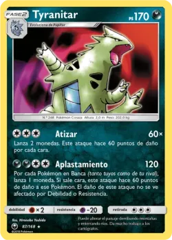Tyranitar #87/168 · Pokémon