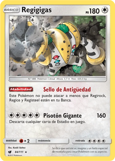 Regigigas 「CIN 084」「ES」