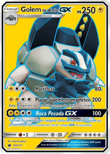 Alolan Golem-GX 「CIN 102」「ES」