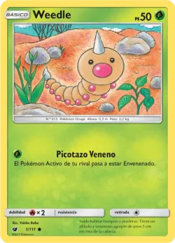 Weedle #1/111 · Pokémon
