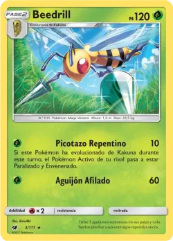 Beedrill #3/111 · Pokémon