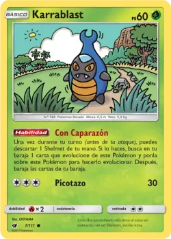 Karrablast #7/111 · Pokémon