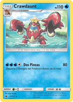 Crawdaunt #25/111 · Pokémon