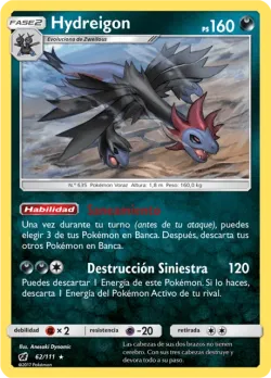 Hydreigon #62/111 · Pokémon