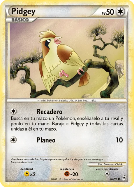 Pidgey 「CL 067」「ES」