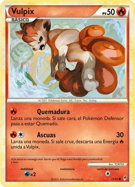 Vulpix 「CL 075」「ES」