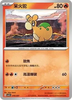 Numel #019/207 · Pokémon