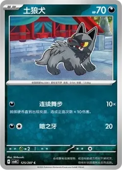 Poochyena #125/207 · Pokémon