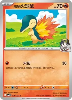 Ethan's Cyndaquil #028/222 · Pokémon