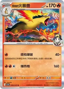 Ethan's Typhlosion #030/222 · Pokémon