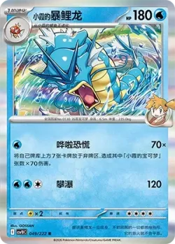 Misty's Gyarados #049/222 · Pokémon