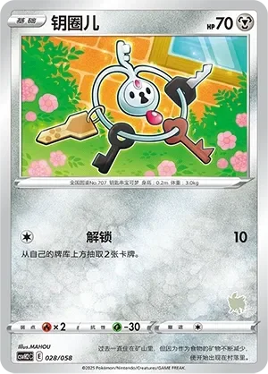 Klefki 「CSVH2C 028/058」「CN」