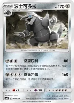 Aggron 「CSMPHC 003/024」「CN」