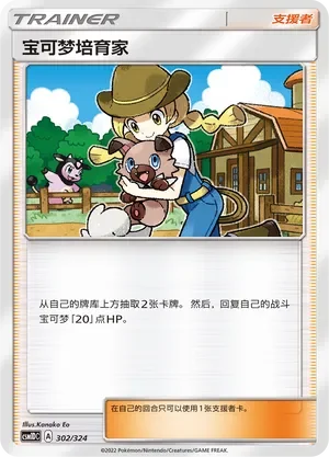 Pokémon Breeder 「CSM1DC 302/324」「CN」