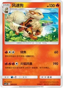 Arcanine #032/324 · Pokémon