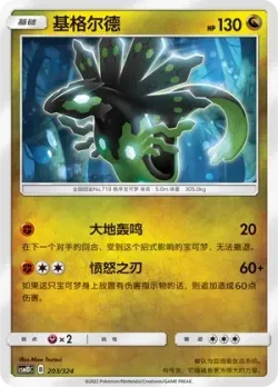 Zygarde #203/324 · Pokémon