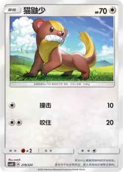 Yungoos #219/324 · Pokémon