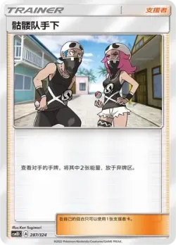 Team Skull Grunt #287/324 · Pokémon