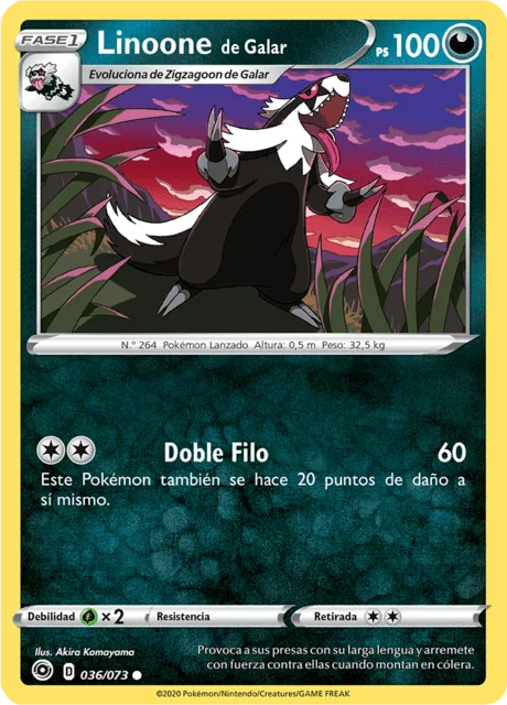 Galarian Linoone 「CPA 036」「ES」