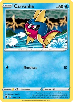 Carvanha #011/073 · Pokémon