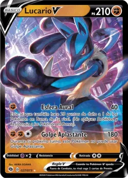 Lucario V #027/073 · Pokémon