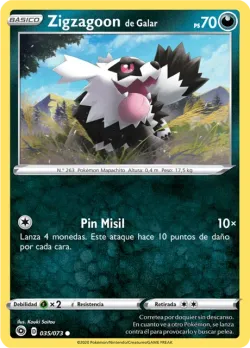 Galarian Zigzagoon 「CPA 035」「ES」