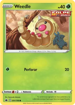 Weedle #001/198 · Pokémon