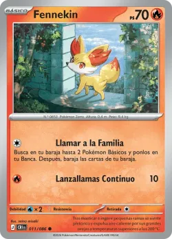 Fennekin #011/086 · Pokémon